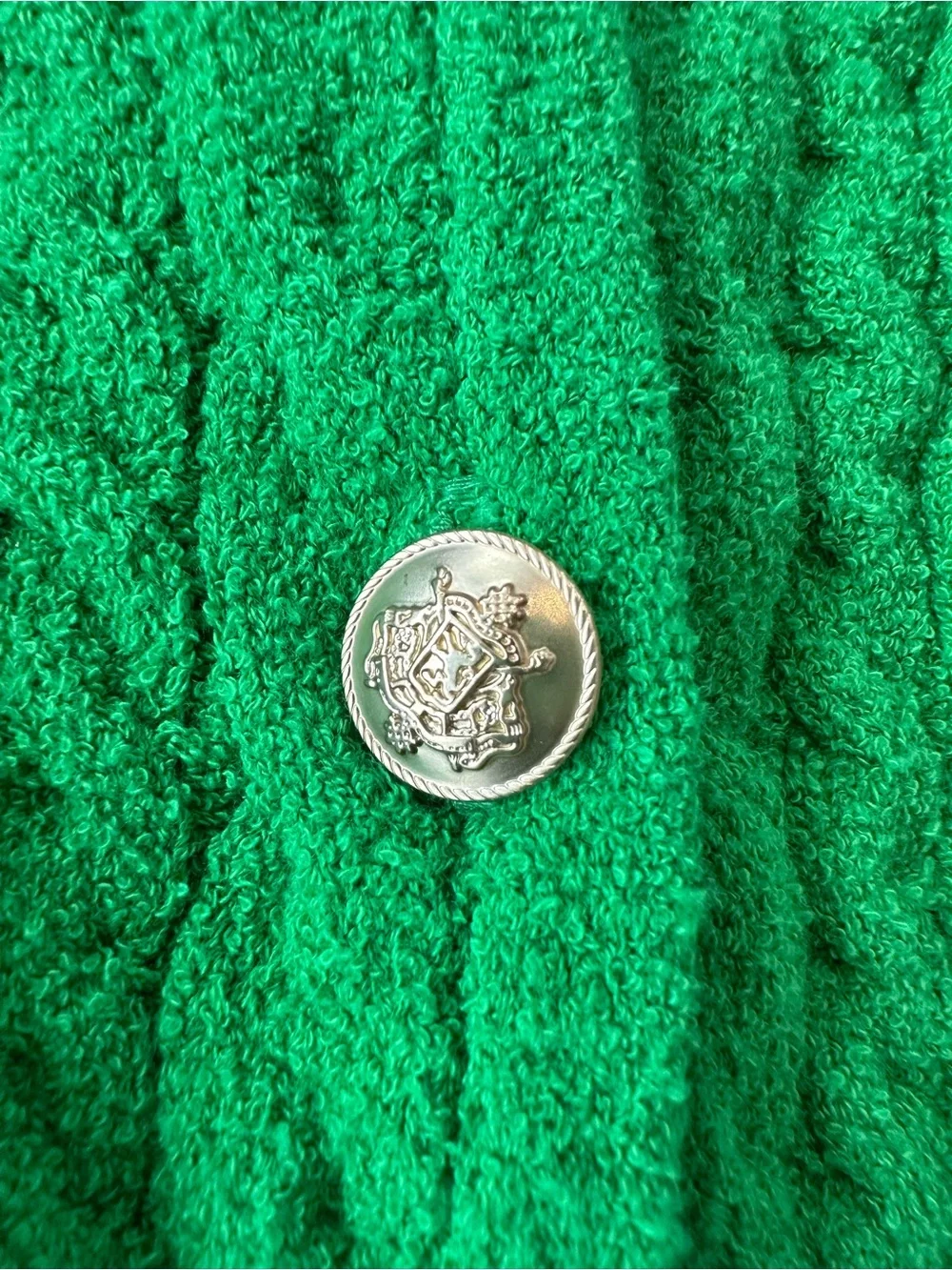 J.Crew Odette Cable-Knit Sweater Lady Jacket